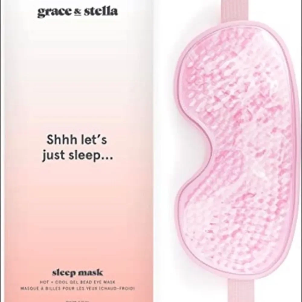 Grace‎ & StellaHot & Cool Gel Bead Eye Mask Pink NIB